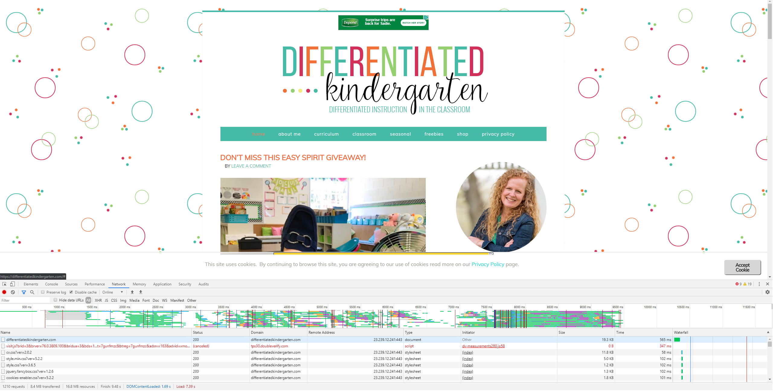 www.differentiatedkindergarten.com Speed Comparison Before