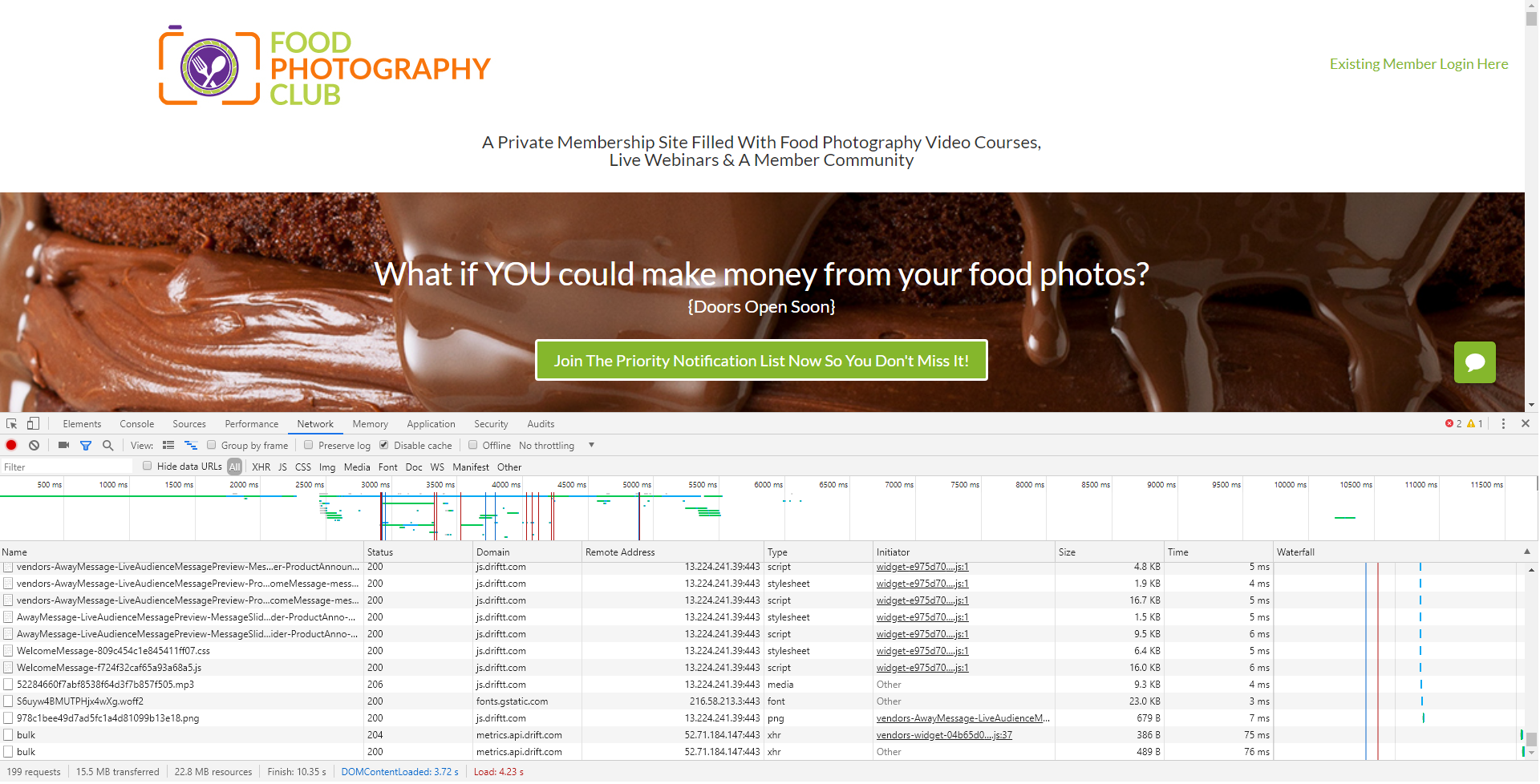 www.foodphotographyclub.com Speed Comparison Before
