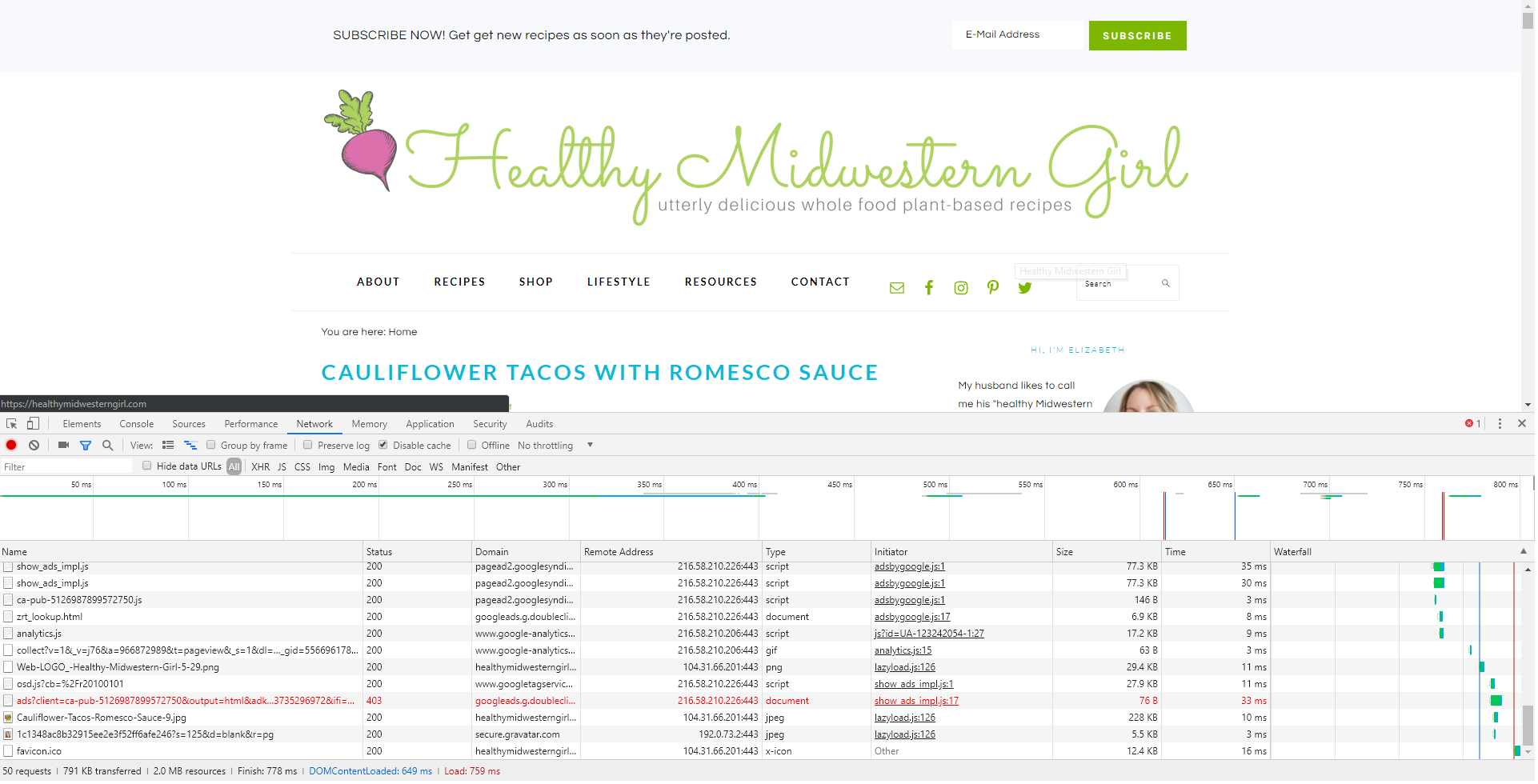 www.healthymidwesterngirl.com Speed Comparison After