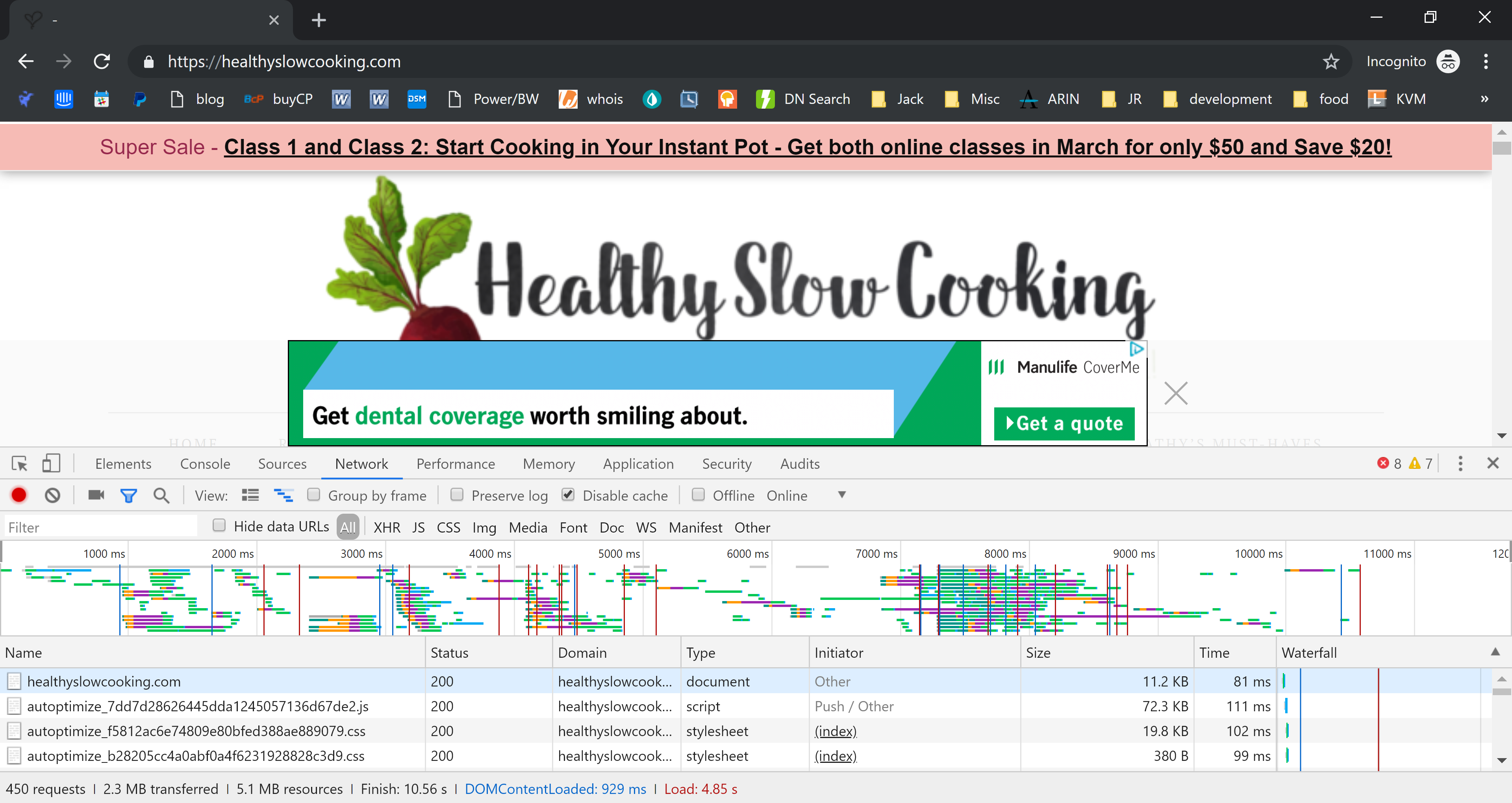 www.healthyslowcooking.com Speed Comparison Before
