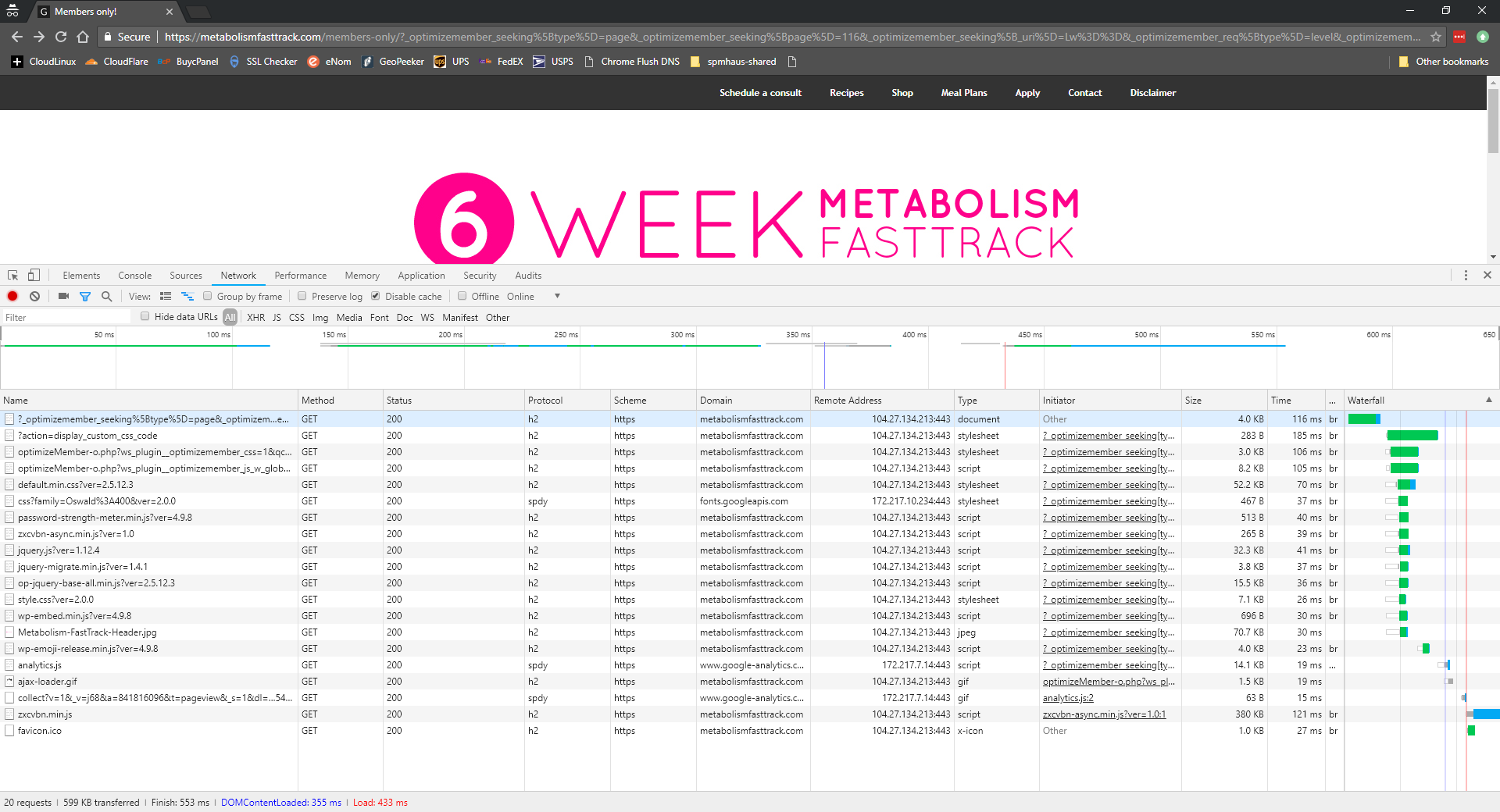 www.metabolismfasttrack.com Speed Comparison After