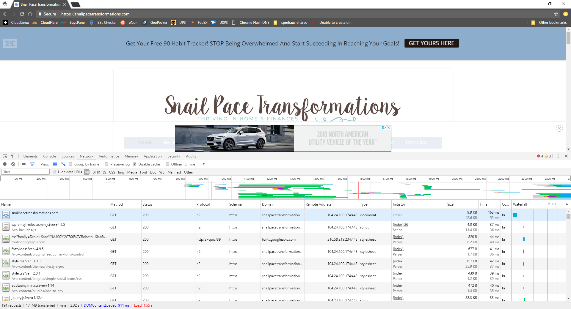 www.snailpacetransformations.com Speed Comparison Before