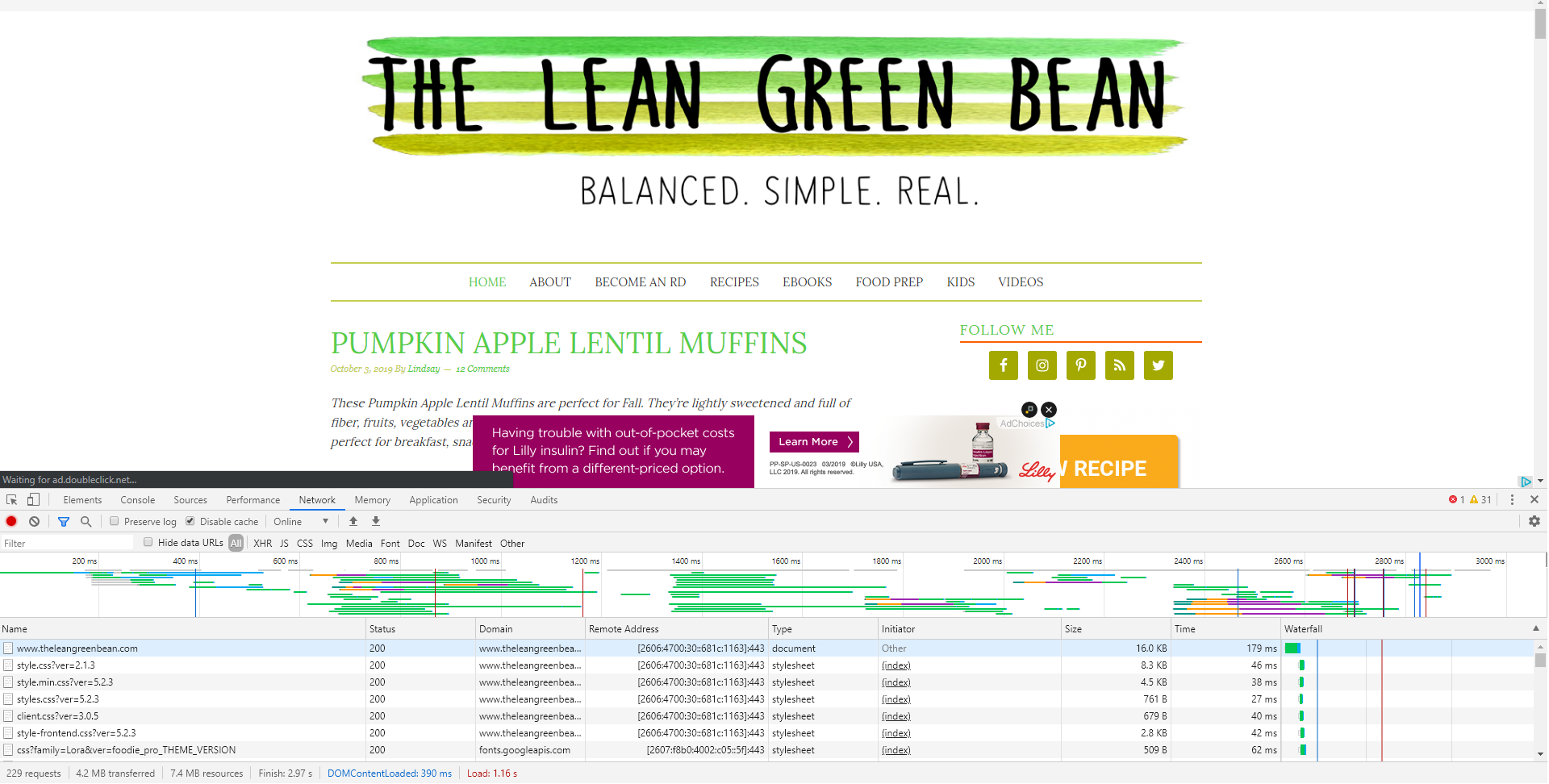 www.theleangreenbean.com Speed Comparison After