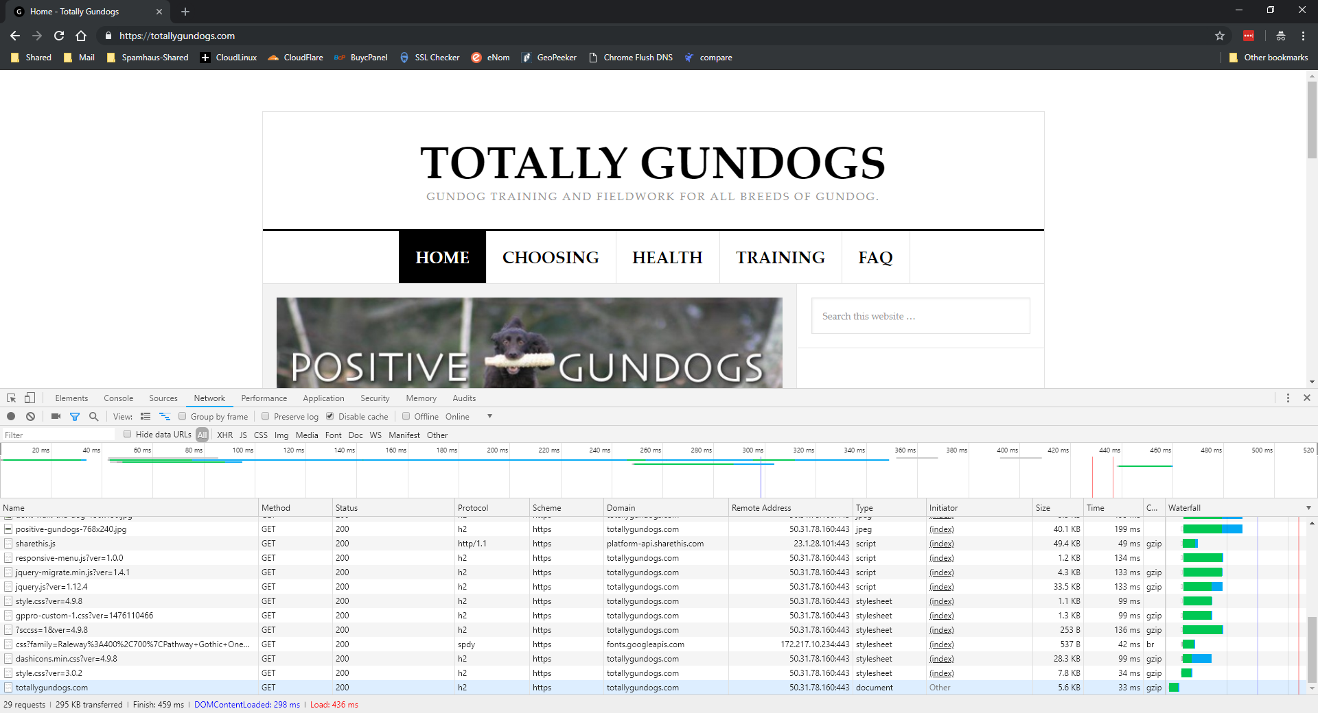 www.totallygundogs.com Speed Comparison After