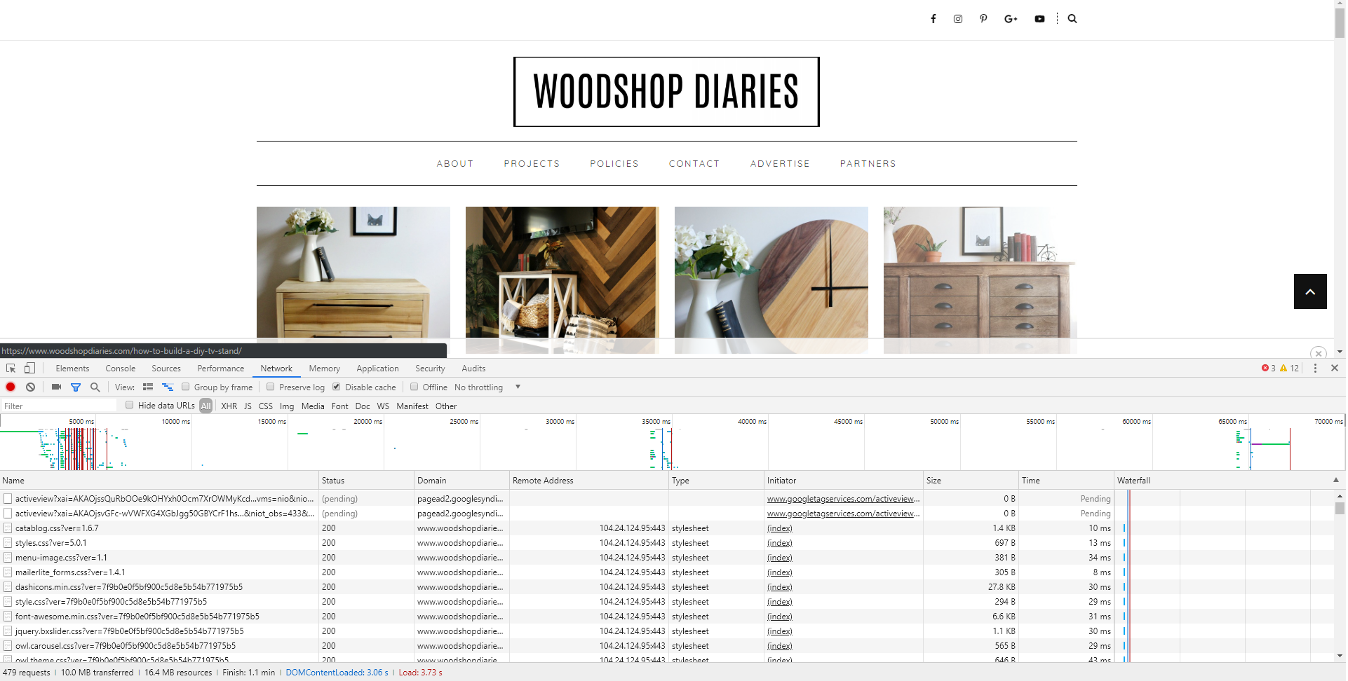 www.woodshopdiaries.com Speed Comparison After