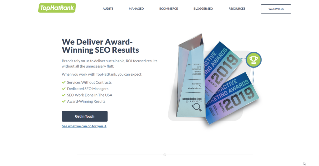 TopHatRanks nationally-recognized for their SEO services