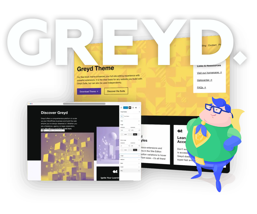 Image of Greyd Screen Shots with BigScoots Mascot