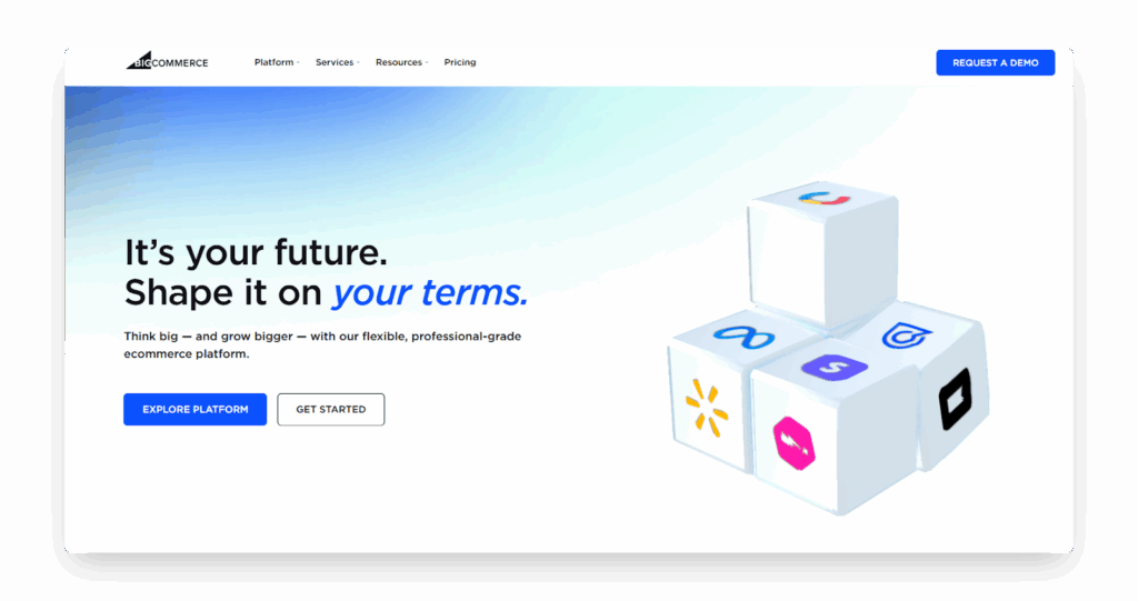 BigCommerce homepage